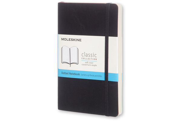 MOLESKINE Notizbuch Classic SC Pocket 272892734 schwarz, dots 192 Blatt