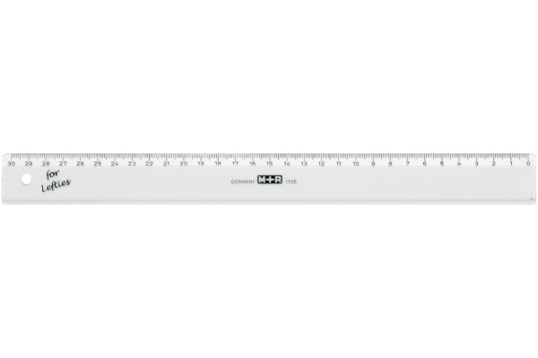 M+R Flachlineal 16cm 711160090 transparent