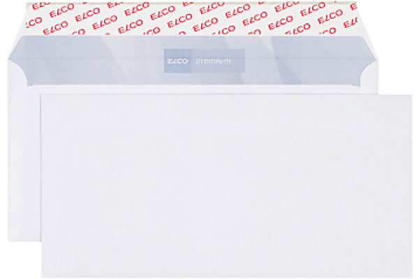 ELCO Couvert Premium o.Fenster C5/6 30786 100g hochweiss,Kleber 500 Stk.