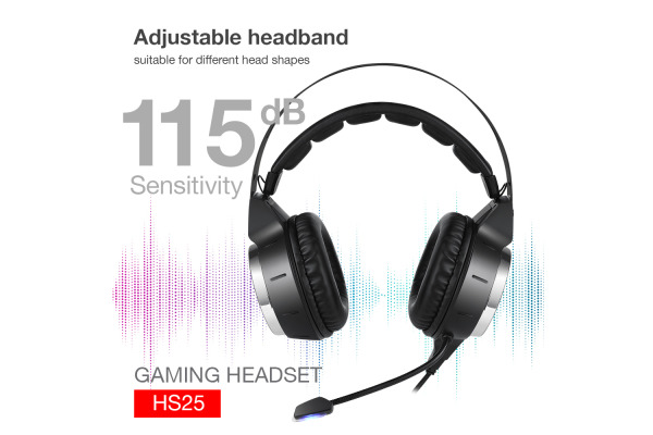 LENOVO Gaming Headphones HS25 HS25-BK
