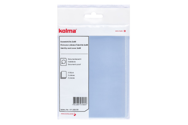 KOLMA Ausweishülle, 2xA6 07.153.00 3 Stück 3 Stück