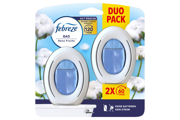 FEBREZE Bad Lufterfrischer 972114 Reine Frische Duo 2x8ml