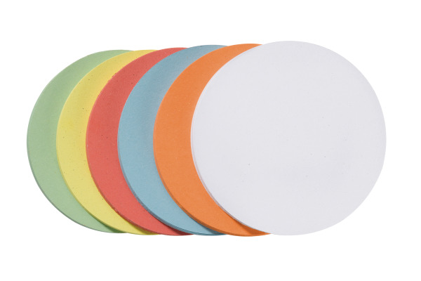 FRANKEN Moderationskarte Kreis UMZH 10 9 klein cm9,5cm, farblich ass.