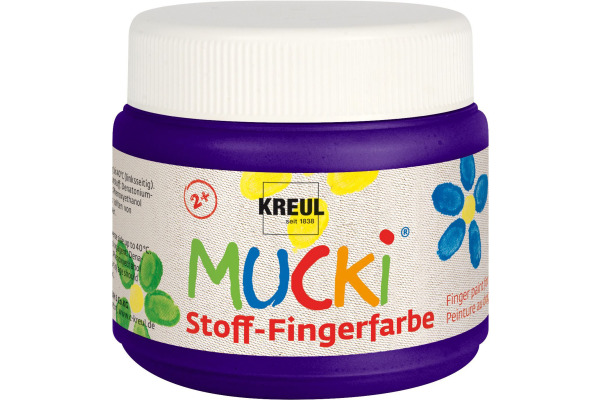 KREUL Stoff-Fingerfarbe Mucki KR-28110 violett