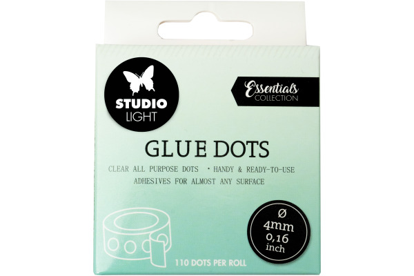 STUDIO LI Klebepunkte 0.4cm GLUED01 doppelseitig 110 Punkte