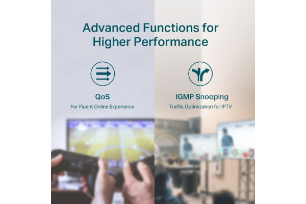 TP-LINK 16-Port Gigabit Switch TL-SG116P with 16-Port PoE+