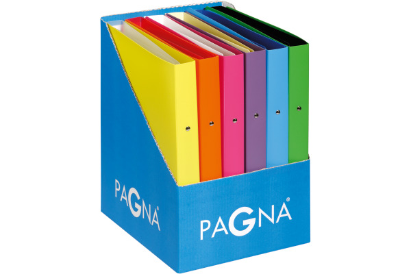 PAGNA Ringbuch Display 12 Stk. 3.3cm 99013-00 2 Ringe sortiert A4