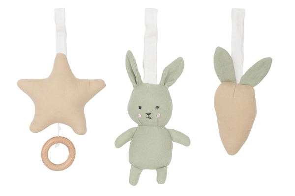 JABADABAD Babygym Spielzeug Hase K125 grün