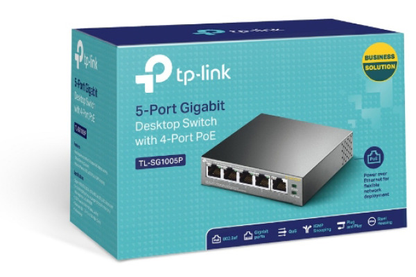 TP-LINK 5-Port Desktop Switch  TLSG1005P
