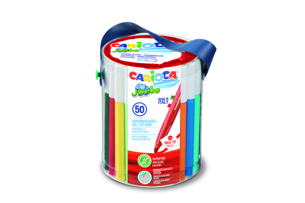 CARIOCA Fasermaler Jumbo 3613 ass. 50 Stück