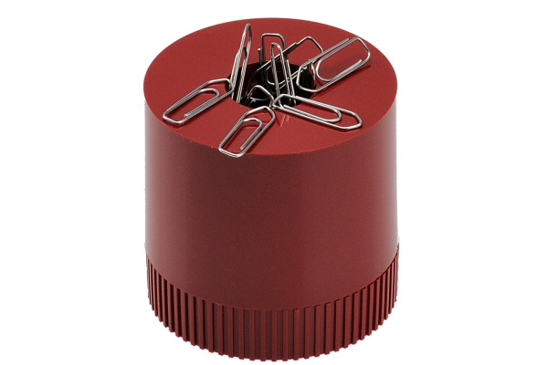 ARLAC Büroklammern-Spender 211.12 Clip Boy 2000 weinrot