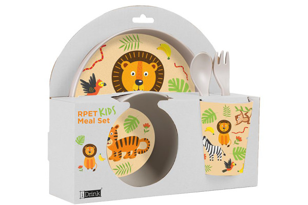 I-DRINK Geschirrset Animals ID5301D 5-teilig