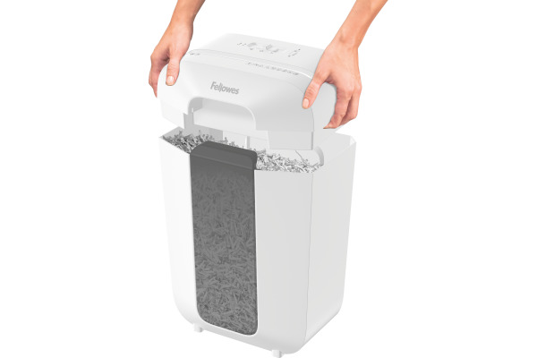 FELLOWES Aktenvernichter Powershred 100017468 LX70, P-4, 18Lt, weiss