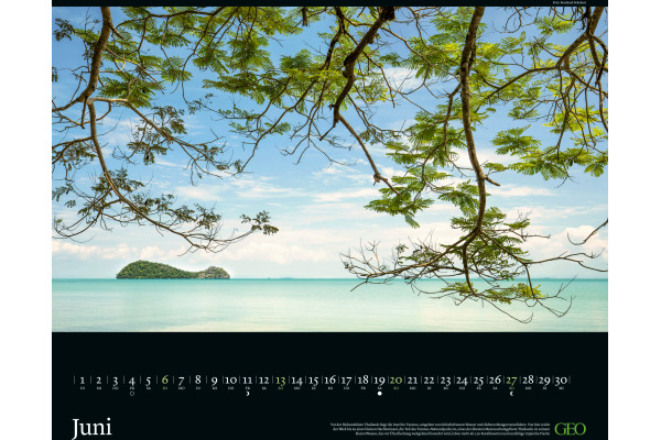 GEO Bildkalender 2027 581366 GEO Traumziele 50x45cm