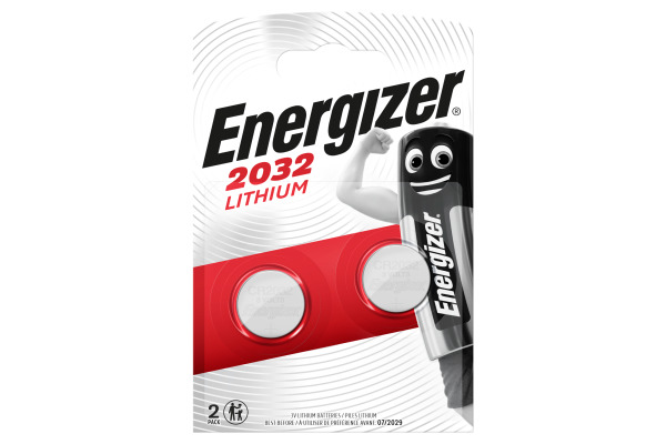 ENERGIZER Knopfzelle Lithium 3V CR2032/B2 220 mAh 2 Stück