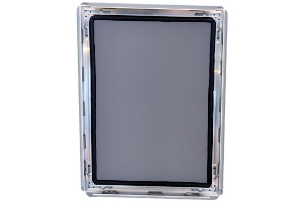 DEFLECTO Klapprahmen wasserdicht A3 SFA3SWP silber 34.2x62.2cm