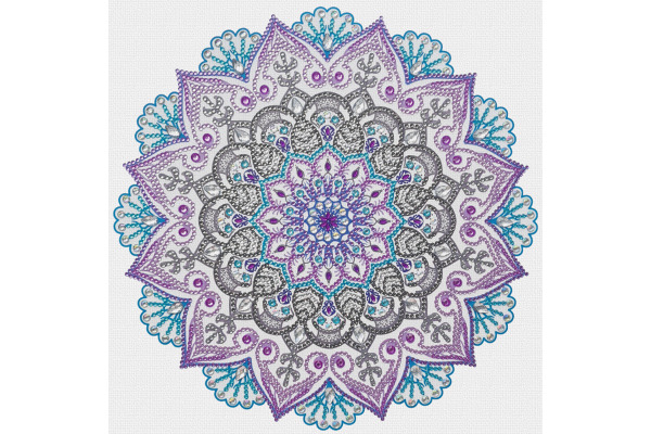 URSUS Diamond Painting 43520012F Mandala Set 12