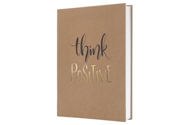 JOLIE Notizbuch Pure Positivity A5 JN801 braun, liniert 192 Blatt