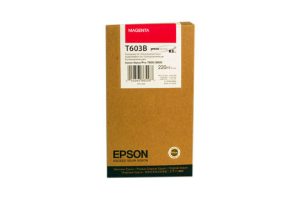 EPSON Tintenpatrone HY magenta T603B00 Stylus Pro 7800/9800 220ml