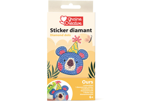 GRAINECRÉ Diamond Sticker GC-750276 Bär