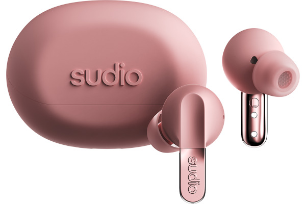 SUDIO Noise Cancelling Earbuds N3PROPNK N3 Pro Pink, Wireless