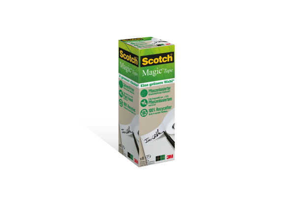 SCOTCH Magic Tape 19mmx33m 900-9 transparent 9 Rollen