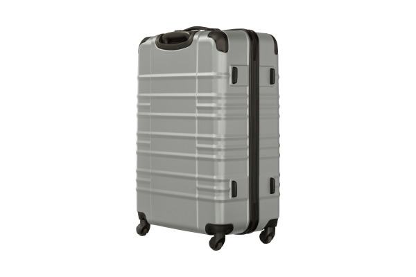 WENGER Amplar Hardside Luggage Silver 653306 3er Set S M L Banderole