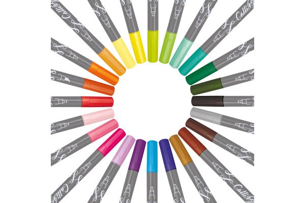 ONLINE Callibrush Pen Double Tip 2mm 19073/6 Curry