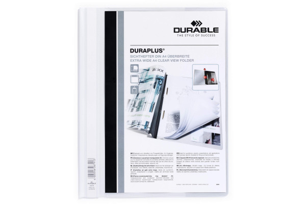 DURABLE Angebotshefter DURAPLUS 257902 für 100 Blatt A4 weiss