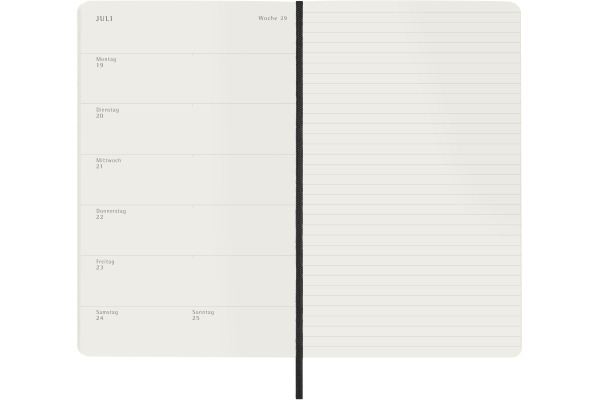 MOLESKINE Agenda Classic Large 2027 DSB12WN3D 1W/1S schwarz SC 13x21cm