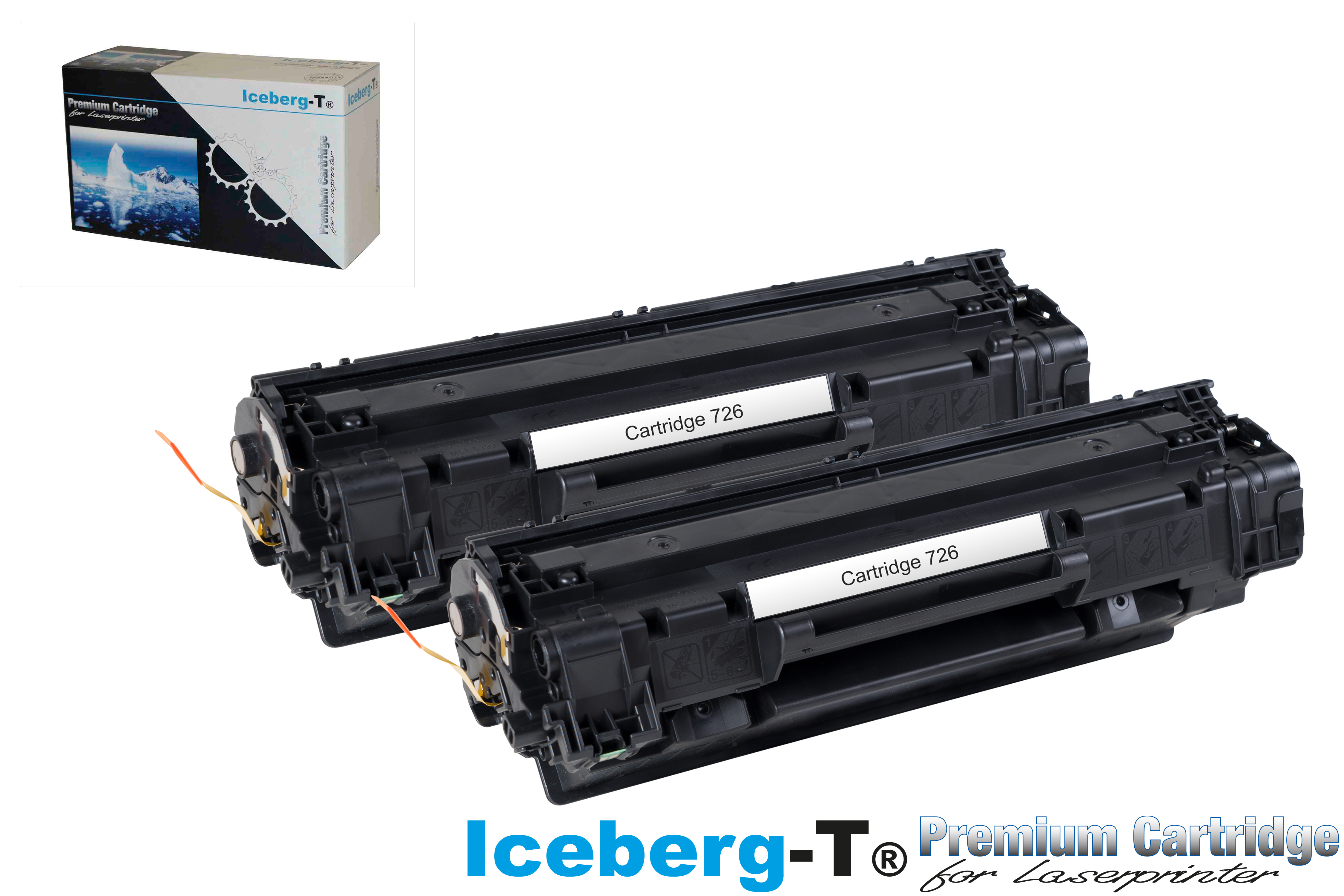 Iceberg-T Toner Cartridge 726 DuoPack 2 Stück à 2'100 Seiten, schwarz