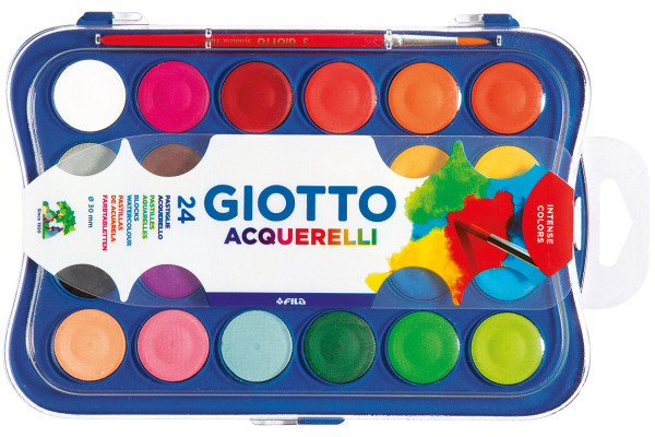 GIOTTO Malkasten Acquerelli 352400 24 Farben