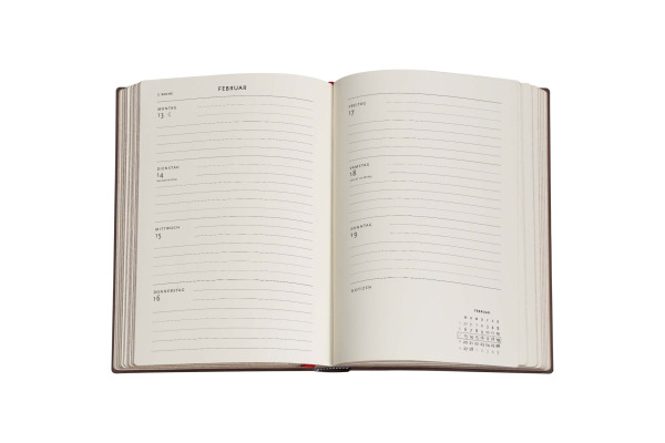 PAPERBLAN Agenda Blaue Weide Mini 26/27 DD1690-9 1W/2S 18M DE HOR HC 9.5x14cm