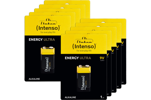 INTENSO Energy Ultra E 6LR61 9V 7501451MP Alkaline 10pcs pack