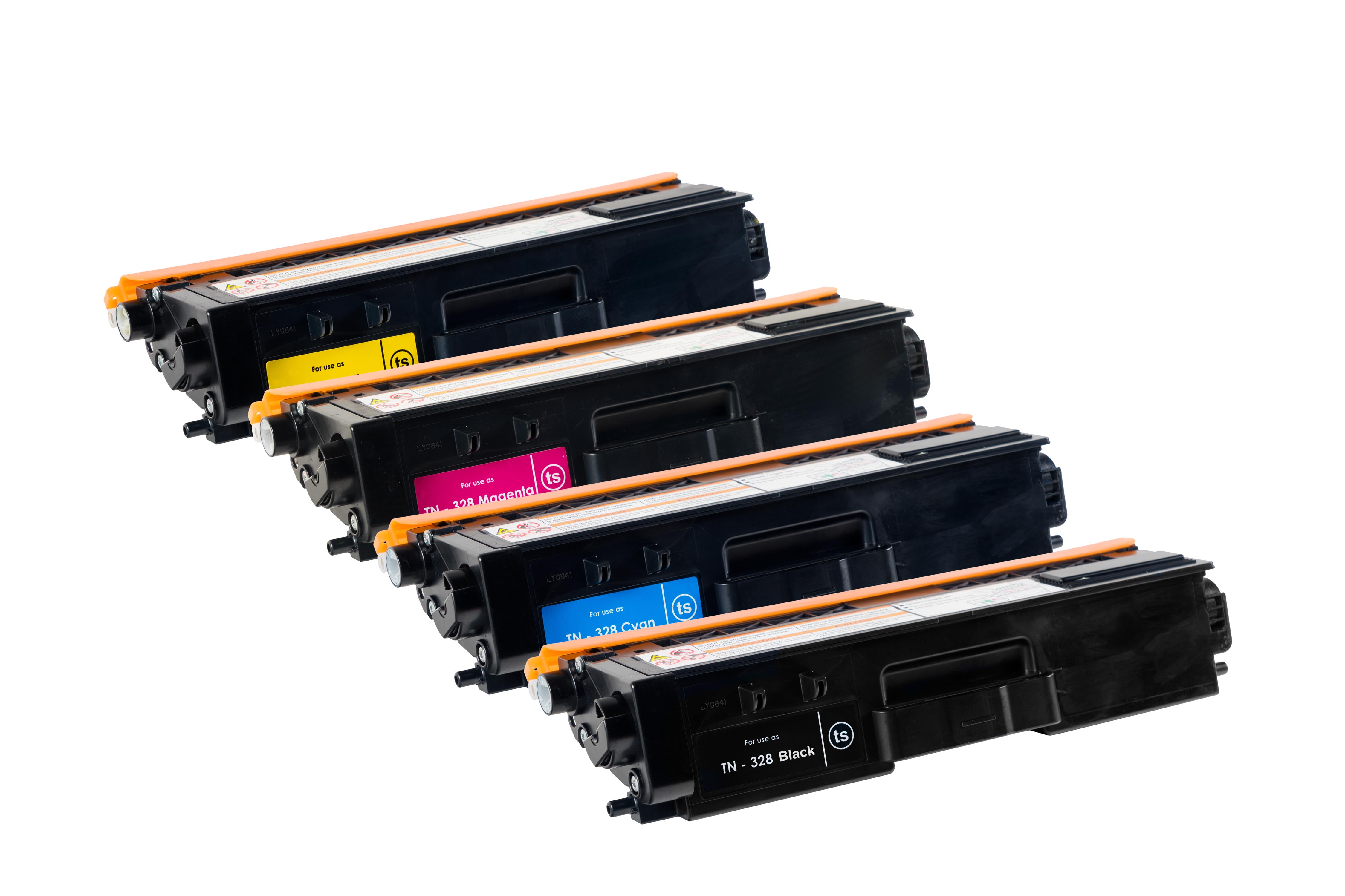 Tonerfabrik Toner SET TN-328 Set mit allen vier Farben