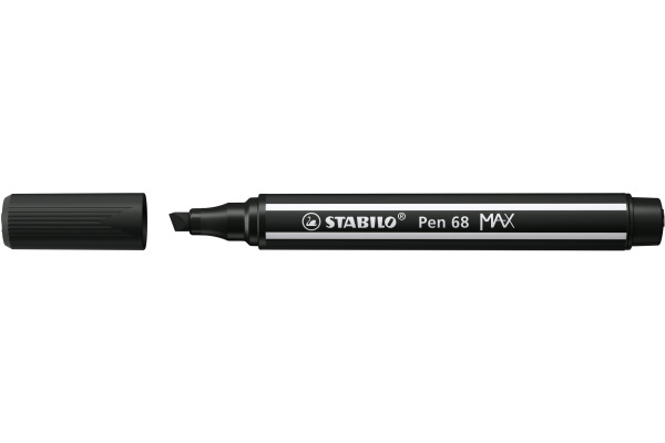 STABILO Fasermaler Pen 68 MAX 2+5mm 768/46 schwarz