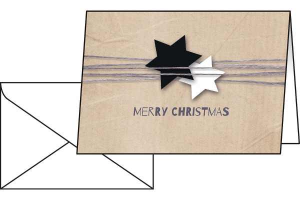 SIGEL Weihnachtskarten DS079 Christmas Wrapping 25 Stk.