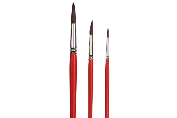 TALENS Aquarellpinselset Gr.4/8/12 90915033 3-teilig