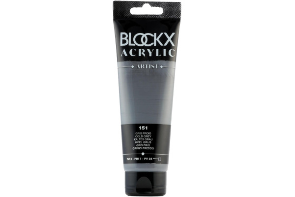 BLOCKX Acrylfarbe 120ml 60151BXC kaltes grau