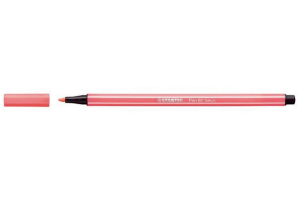STABILO Fasermaler Pen 68 1mm 68/040 neonrot