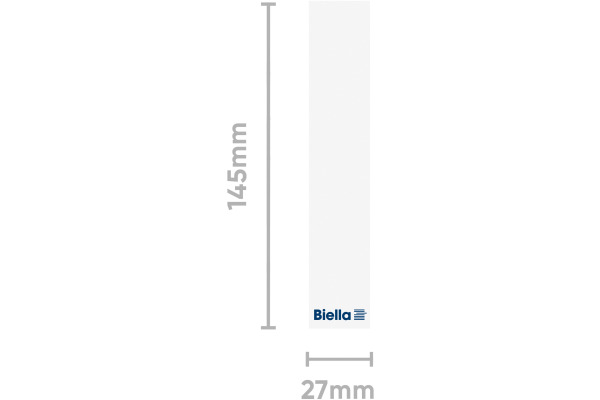 BIELLA Rückenschild Ordner 27x145mm 19016400U für 4cm Rücken 25 Stück