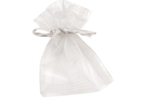 KNORR Organzasäckchen 10x8cm 216399410 weiss