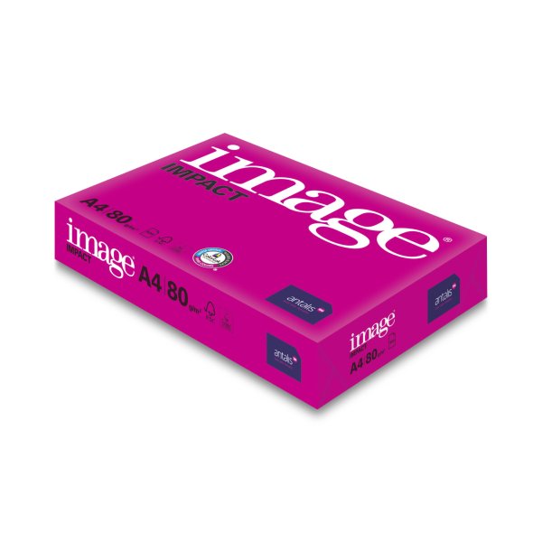 ANTALIS Kopierpapier Image Impact A4 80g, hochweiss 1/2 Palette 50'000 Blatt Box 5x 500 Bl./Bg.