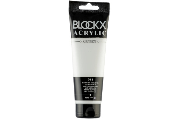 BLOCKX Acrylfarbe 120ml 60011BXC Mischweiss