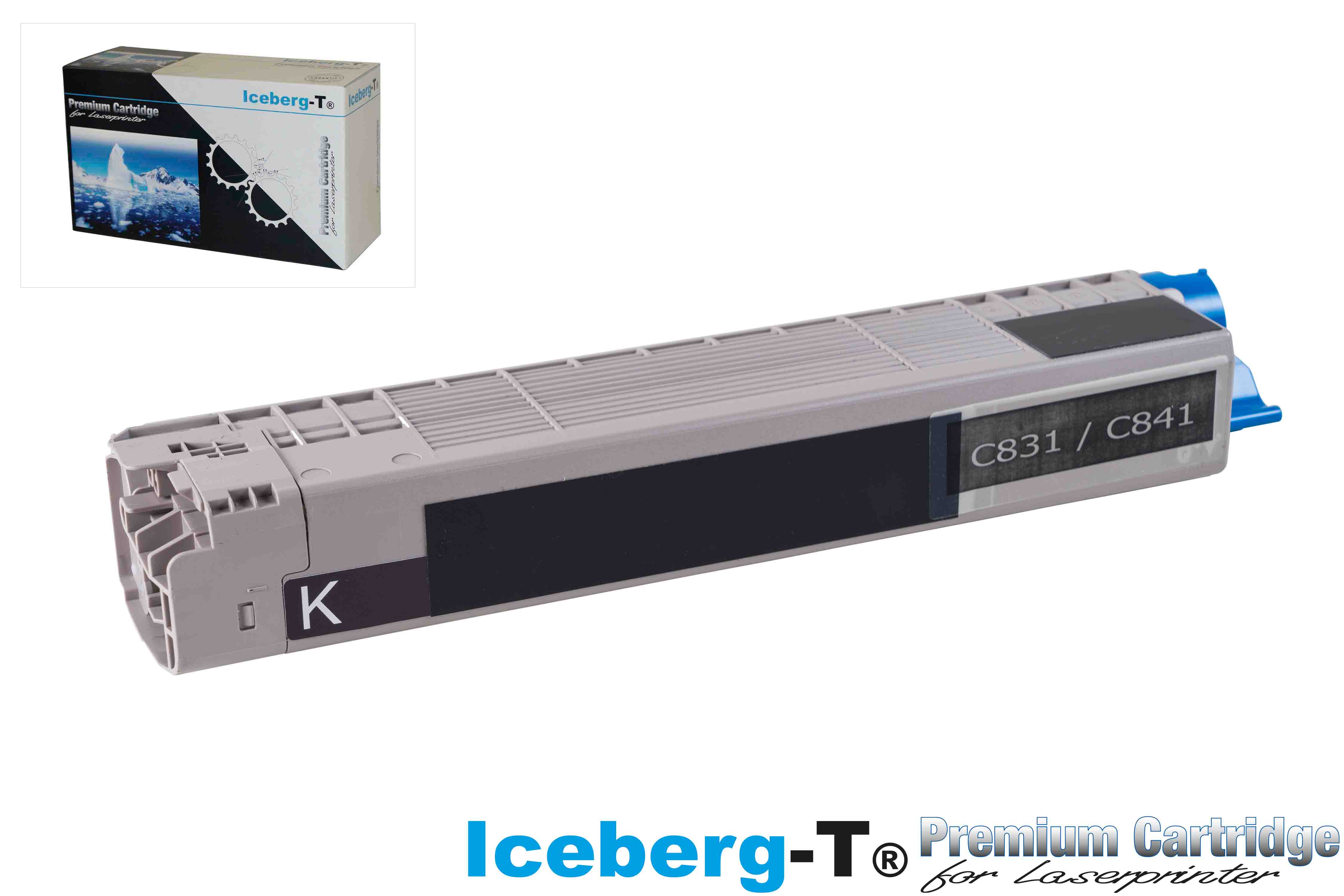 Iceberg-T Toner OKI C831 / C841 10'000 Seiten, black