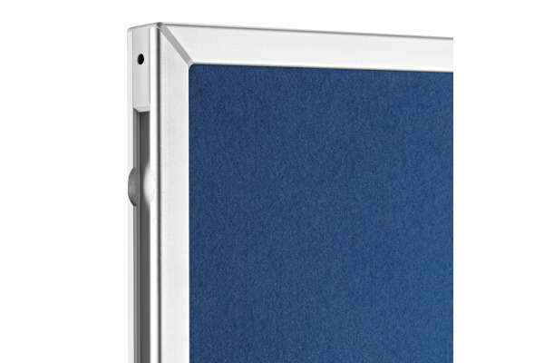 MAGNETOP. Design-Moderatorentafel Filz 1151303 blau, klappbar 1200x1500mm