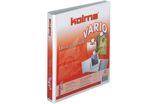 KOLMA Präs.-Ringbuch Vario 4.3cm 04.251.16 2 Ringe weiss A4