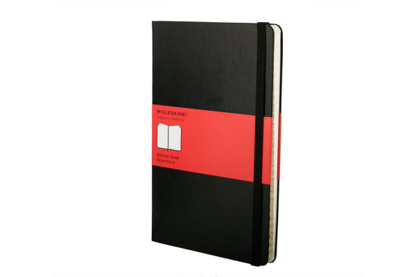 MOLESKINE Adressbuch Classic A5 883701658 schwarz, liniert 120 Blatt