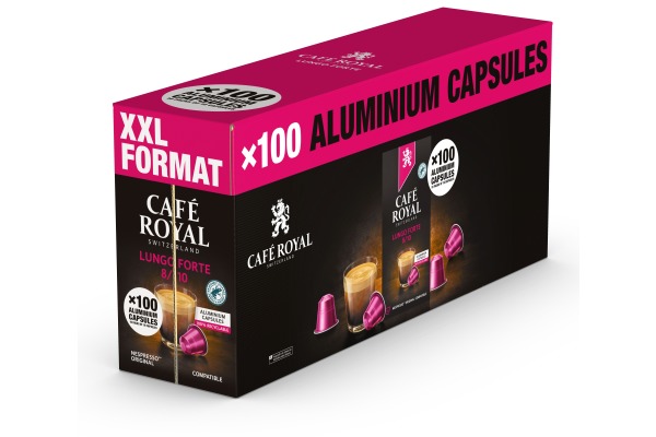 CAFEROYAL Kaffeekapseln XXL 10184846 Lungo Forte 100 Stk.