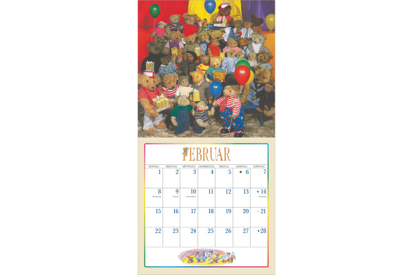 DUMONT Bildkalender 2027 261209 Der Teddybär DE 30x30cm